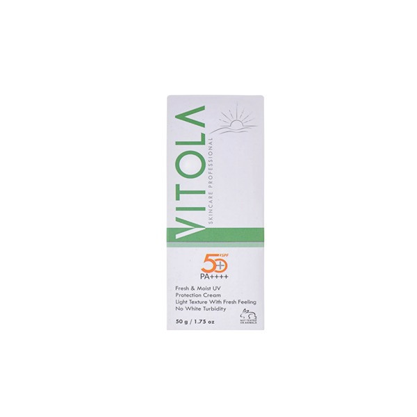 فلوئید ضد آفتاب بیرنگ صورت ویتولا SPF 50 مدل Professional محافظ در برابر اشعه UVA و UVB مناسب برای انواع پوست حجم 50 میلیلیتر