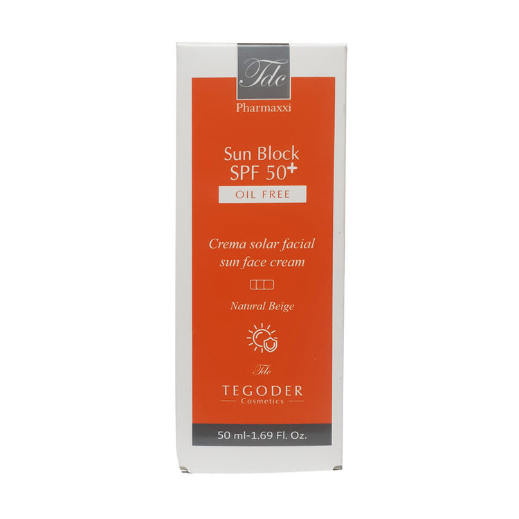 کرم ضد آفتاب رنگی تگودر SPF 50 مدل su02 مناسب پوست چرب و آکنه ای حجم 50 میلیلیتر