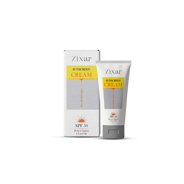 کرم ضد آفتاب بی رنگ زیکسار SPF 50 مدل Highly Effective محافظ UVA ،UVB و PA+++ مناسب انواع پوست حجم 50 میلی لیتر