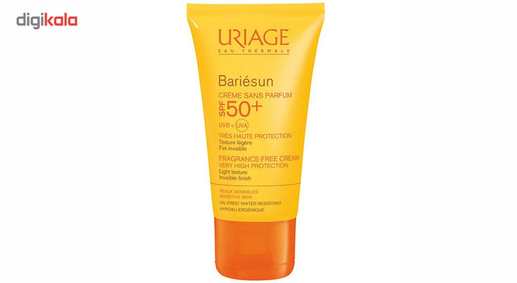 کرم ضد آفتاب اوریاژ سری Bariesun مدل Invisible Finish Fragrance Free SPF50 حجم 50 میلی لیتر