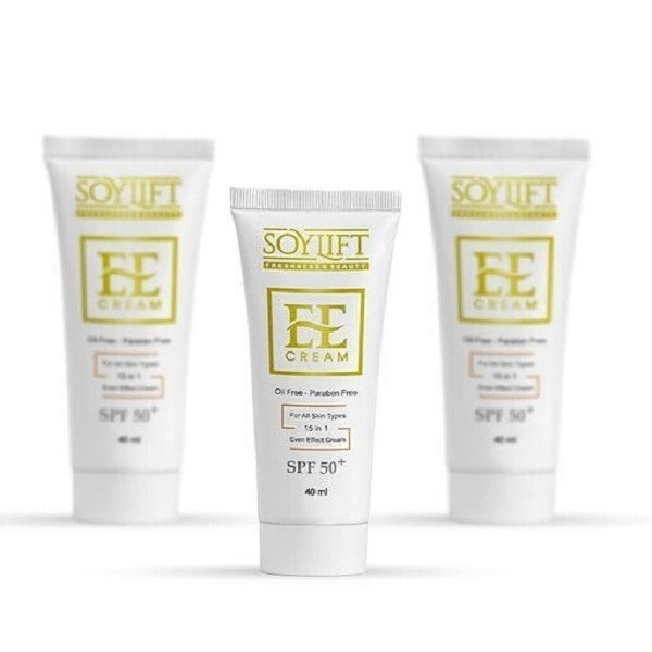 کرم ضد آفتاب رنگی سویلیفت SPF 50 مدل Even effect کد 104مناسب انواع پوست حجم 40 میلیلیتر