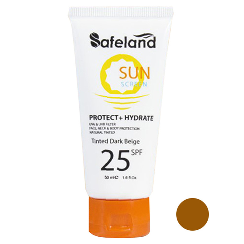 کرم ضد آفتاب سیفلند مدل 25 Tinted حجم 50 میلی لیتر