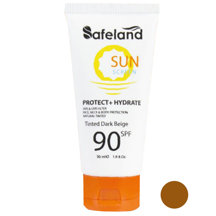 کرم ضد آفتاب سیفلند مدل 90 Tinted حجم 50 میلی لیتر