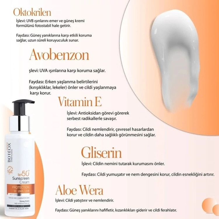 کرم ضد آفتاب بیرنگ صورت بوتئوکس SPF 50 مدل protect محافظ UVA/UVB مناسب برای پوست چرب و مختلط حجم 100 میلیلیتر