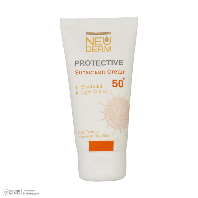 کرم ضد آفتاب بدون رنگ نئودرم SPF 50 مدل Highly Protective مناسب پوست های نرمال تا خشک حجم 50 میلیلیتر