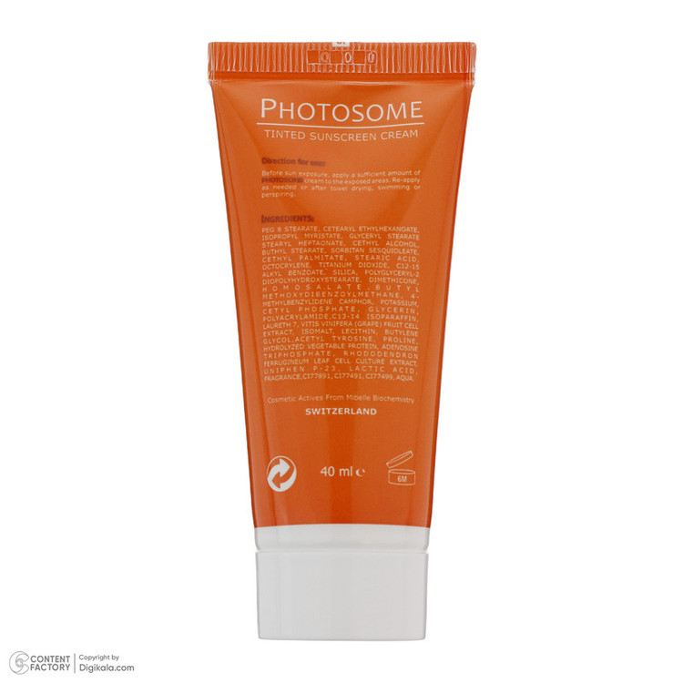 کرم ضد آفتاب رنگی فیس دوکس، SPF 50، مدل فتوزوم، مناسب انواع پوست با تنالیته روشن و حجم 40 میلیلیتر، غیر کومدونزا، ضد آب، محافظتکننده در برابر اشعههای UVA و UVB، دارای فرمولاسیون فاقد چربی، با ماندگاری 2 ساعته