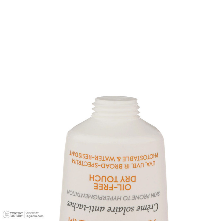 کرم ضدآفتاب بیرنگ درماتیپیک SPF50 مدل Anti spot مناسب انواع پوست، حجم 40 میلیلیتر