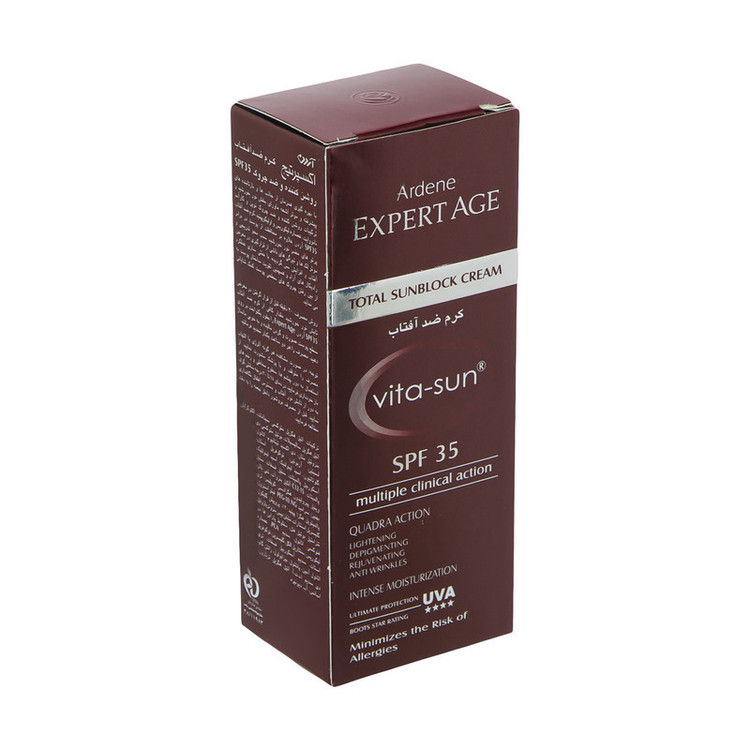 کرم ضد آفتاب آردن اکسپرت ایج مدل Vita-Sun حجم 45 میلی لیتر بسته 2 عددی