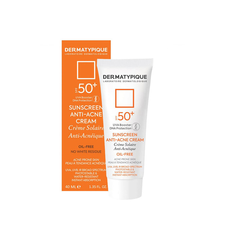 کرم ضدآفتاب درماتیپیک مدل Anti -acne، حجم 40 میلیلیتر