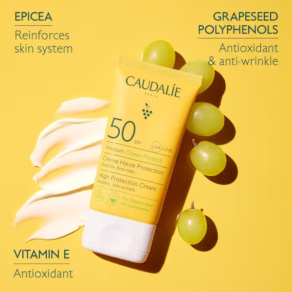کرم ضد آفتاب بدون رنگ کدلی SPF 50 مدل Vinosun مناسب انواع پوست حجم 50 میلیلیتر
