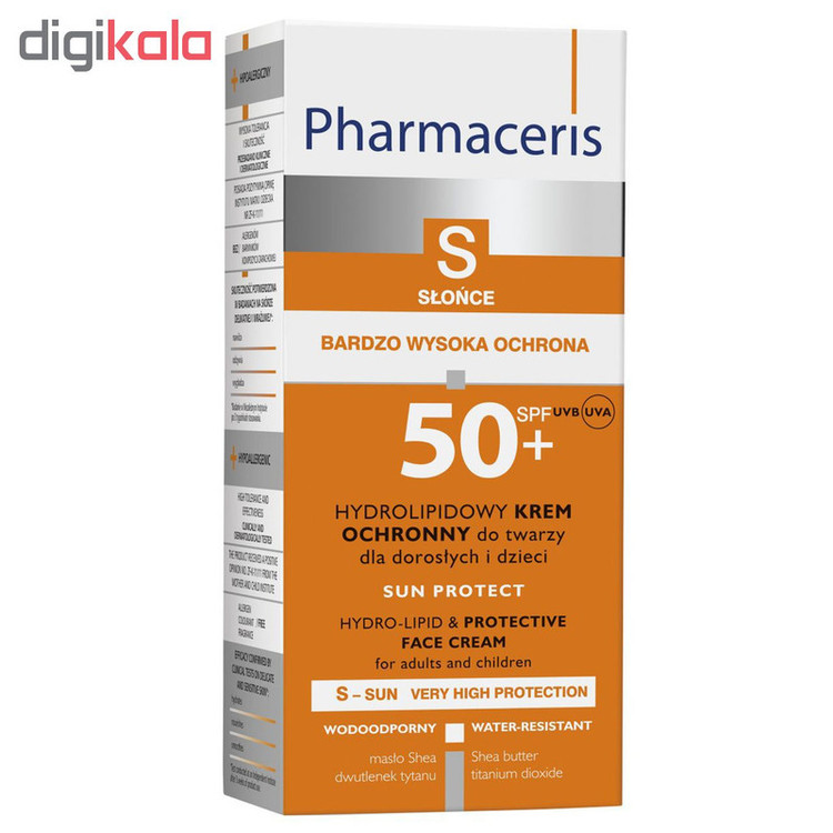 کرم ضد آفتاب فارماسریز مدل Hydrolipid SPF50 حجم 50 میلی لیتر