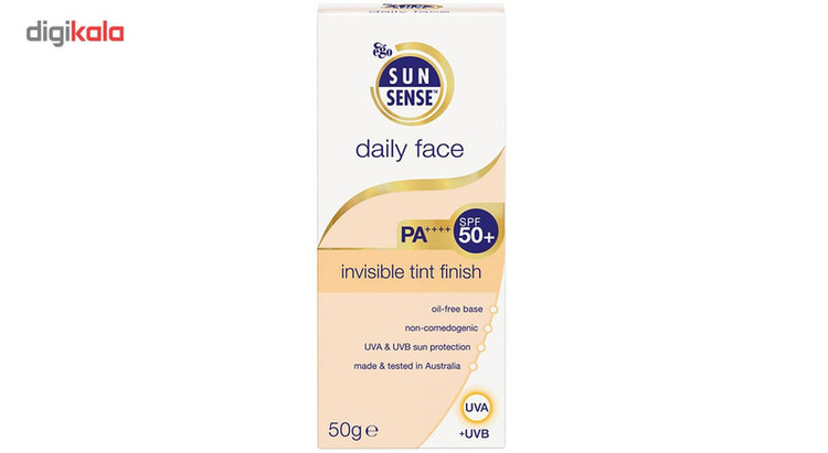کرم ضد آفتاب سان سنس مدل SPF50 وزن 50 گرم