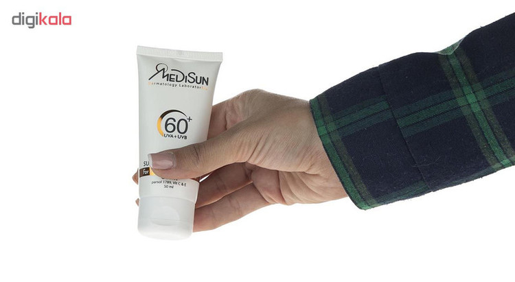 کرم ضد آفتاب مدیسان سری Normal And Oily Skin مدل Without Color حجم 50 میلی لیتر