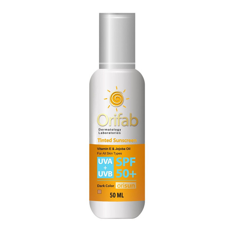 کرم ضد آفتاب بدون رنگ اوری فاب SPF 50 مدل 01 مناسب انواع پوست حجم 50 میلیلیتر