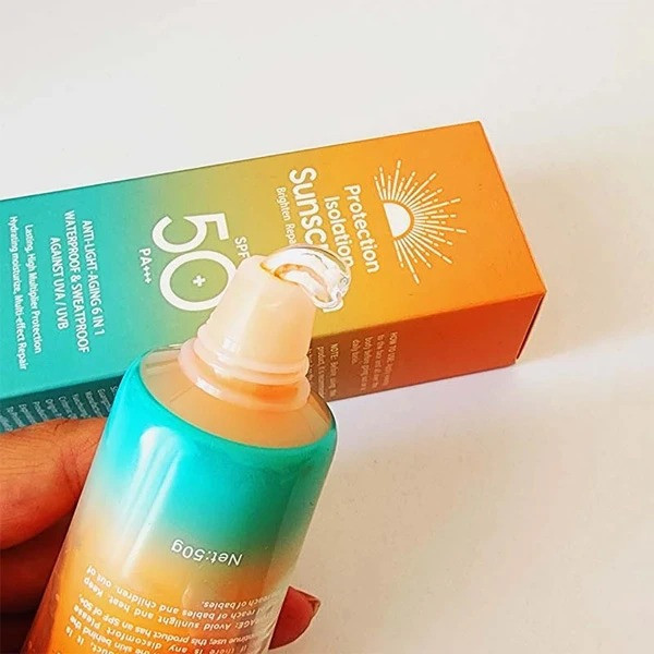 کرم ضد آفتاب بدون رنگ سادور SPF 50 مدل PI محافظ UVA ،UVB و PA+++، ضد حساسیت، ضد چروک و ضد پیری، مناسب انواع پوست وزن 50 گرم بسته 2 عددی