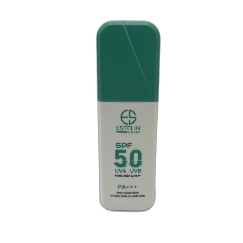 لوسیون ضد آفتاب بدون رنگ استیلن SPF 50 مدل Anti - Aging حاوی محافظ UVA ،UVB، مناسب برای انواع پوست حجم 75 میلی‌لیتر