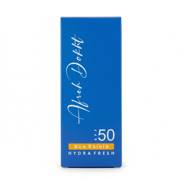 کرم ضد آفتاب بیرنگ صورت آفره دخت SPF 50 مدل HYDRA محافظ UVA ،UVB و PA+++،مناسب برای انواع پوست حجم 40 میلیلیتر
