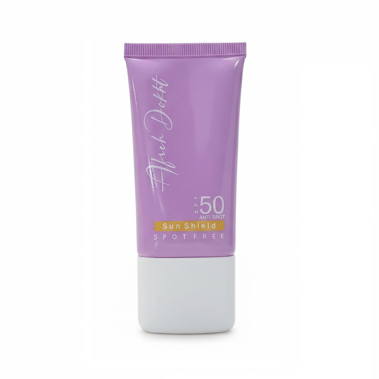 کرم ضد آفتاب بی‌رنگ صورت آفره دخت SPF 50 مدل SPOT F محافظ UVA ،UVB و PA+++،مناسب برای انواع پوست‌ حجم 40 میلی‌لیتر