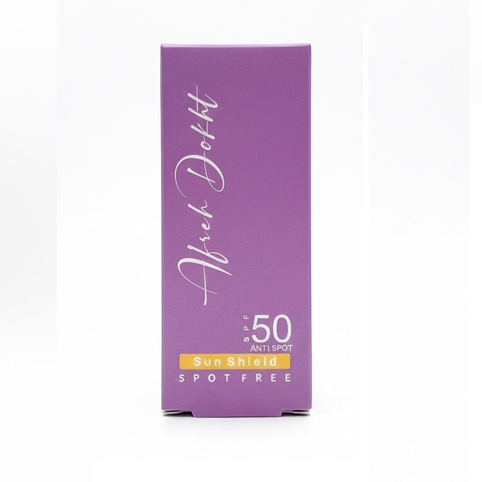 کرم ضد آفتاب بیرنگ صورت آفره دخت SPF 50 مدل SPOT F محافظ UVA ،UVB و PA+++،مناسب برای انواع پوست حجم 40 میلیلیتر
