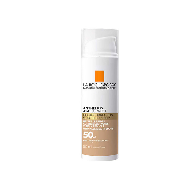 کرم ضد آفتاب رنگی لاروش پوزای SPF50 مدل age correct مناسب انوع پوست حجم 50 میلی لیتر