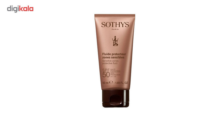 کرم ضد آفتاب بدون رنگ سوتیس SPF 50 مدل age defying tinted care low مناسب پوست های چرب حجم 50 میلی لیتر