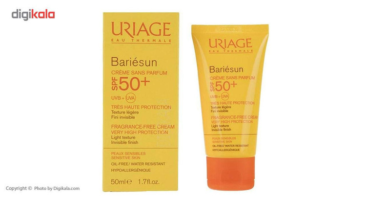 کرم ضد آفتاب اوریاژ سری Bariesun مدل Invisible Finish حجم 50 میلی لیتر