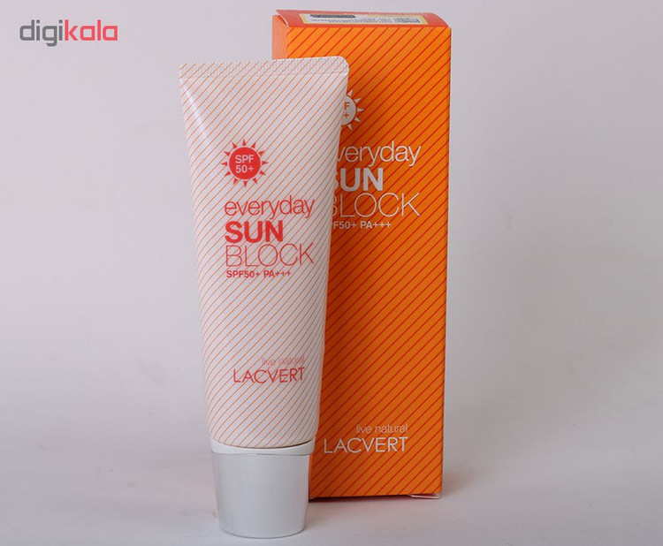 کرم ضد آقتاب لاکورت مدل everyday SUN Block حجم 70 میلی لیتر