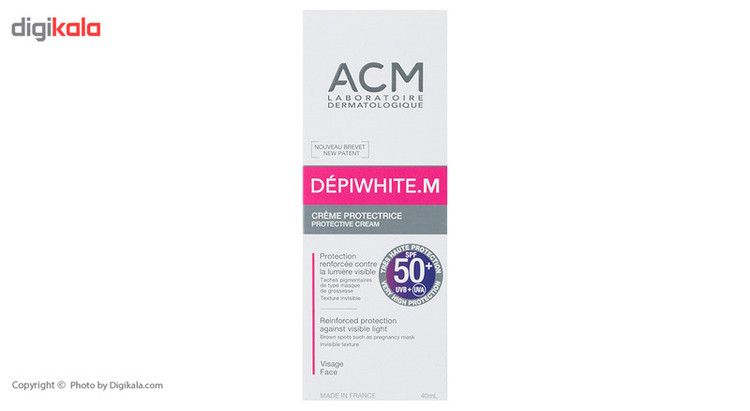 کرم ضد آفتاب ای سی ام مدل DepiWhite M حجم 40 میلی لیتر
