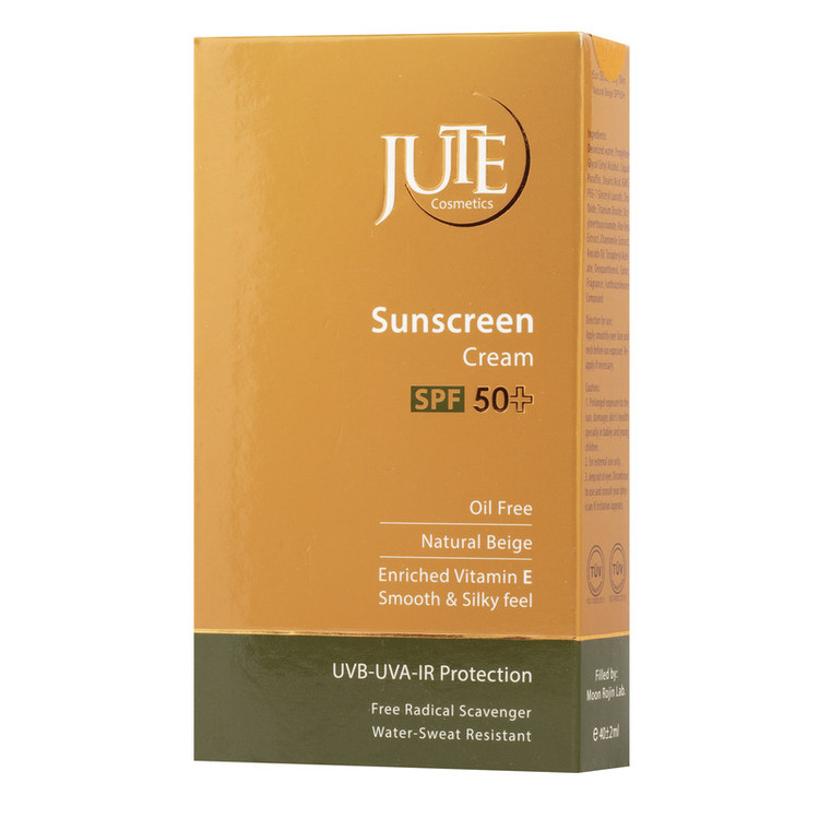 کرم ضد آفتاب رنگی ژوت SPF 50 مدل N B مناسب پوستهای چرب و مختلط حجم 40 میلیلیتر