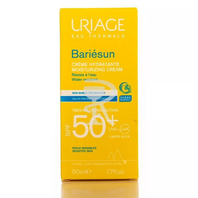 کرم ضد آفتاب بدون رنگ اوریاژ SPF 50 مدل bari مناسب پوستهای حساس حجم ۵۰ میلی لیتر