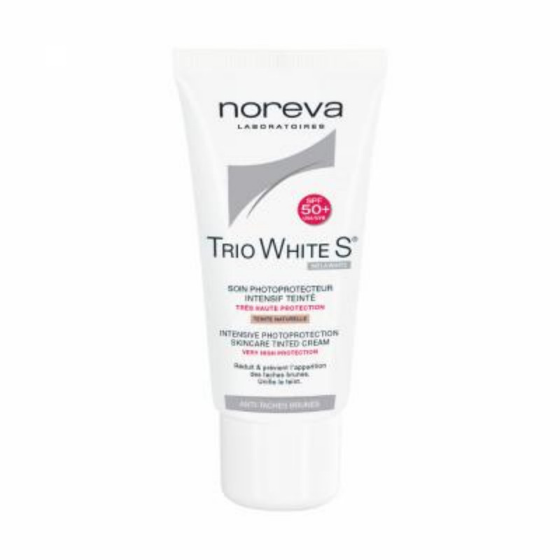 ضد آفتاب و ضد لک رنگی نوروا سری Triowhite S مدل Natural Tint حجم ۴۰ میلی لیتر