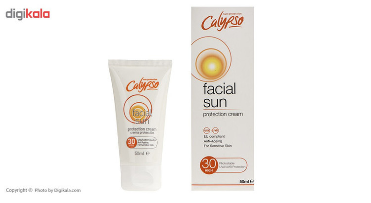 کرم ضد آفتاب کالیپسو Spf30 حجم 50 میلی لیتر