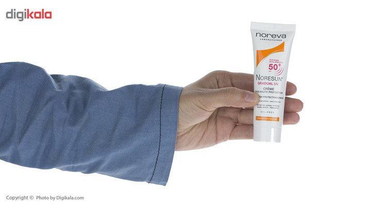 کرم ضد آفتاب نوروا سری Noresun مدل Gradual UV SPF50 حجم 40 میلی لیتر