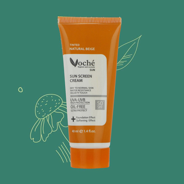 کرم ضد آفتاب رنگی وچه SPF50 مدل Ultra Protect مناسب انواع پوست حجم 40 میلی لیتر