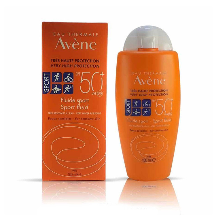 فلوئید ضد آفتاب بدون رنگ اون SPF 50 مدل sport مناسب پوستهای حساس حجم 100 میلیلیتر
