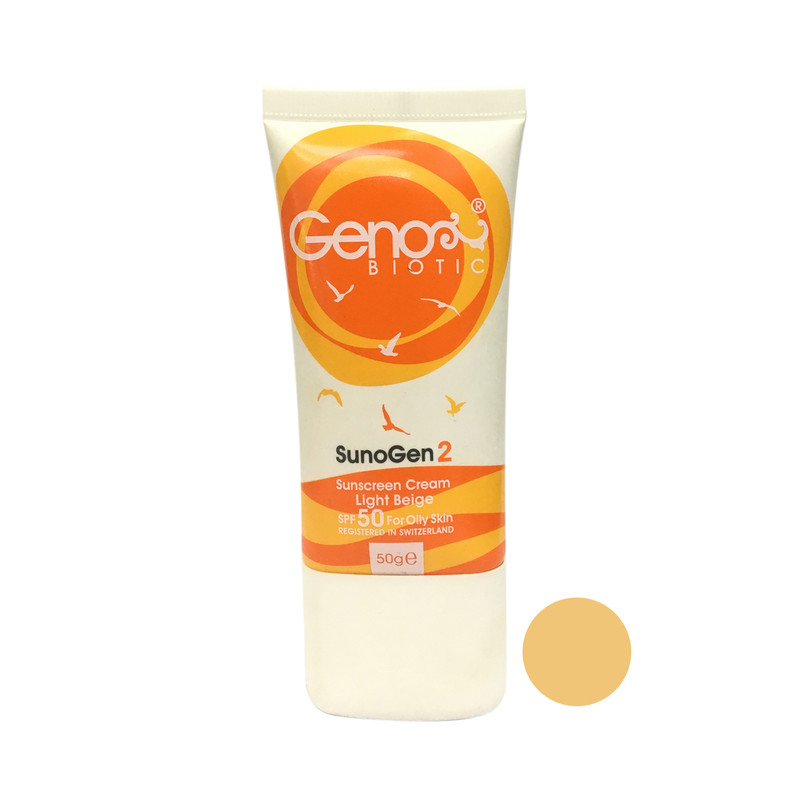 کرم ضد آفتاب ژنوبایوتیک مدل Sunogen2 وزن 50 گرم