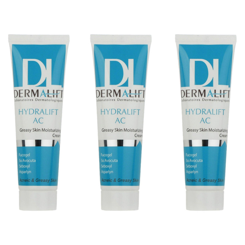 کرم مرطوب کننده درمالیفت مدل Hydralift AC حجم 50 میلی لیتر بسته 3 عددی