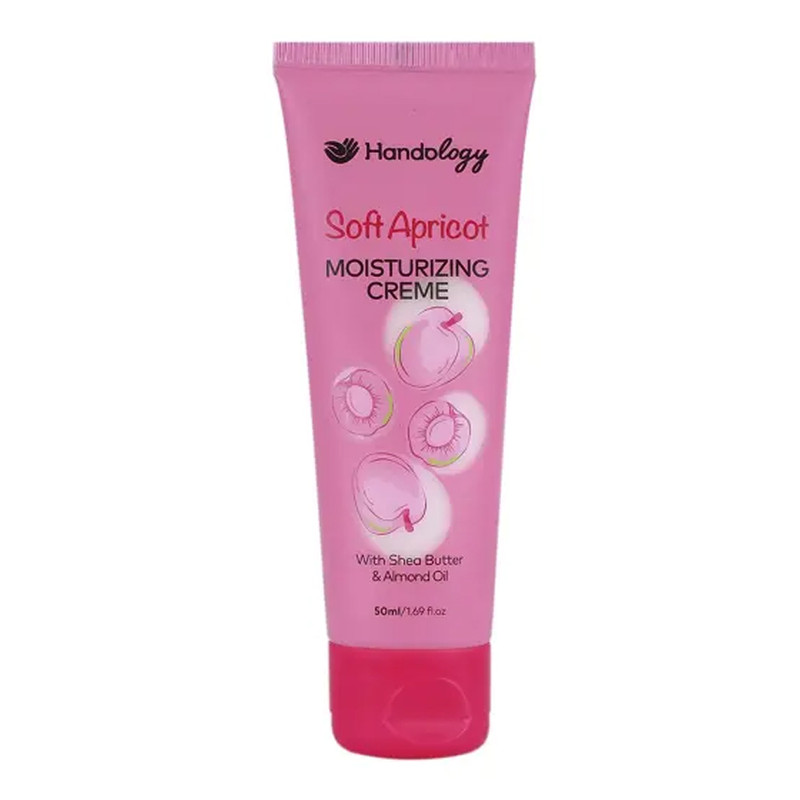 کرم مرطوب کننده دست و صورت هندولوژی مدل Apricot مناسب برای انواع پوست حجم 50 میلی لیتر