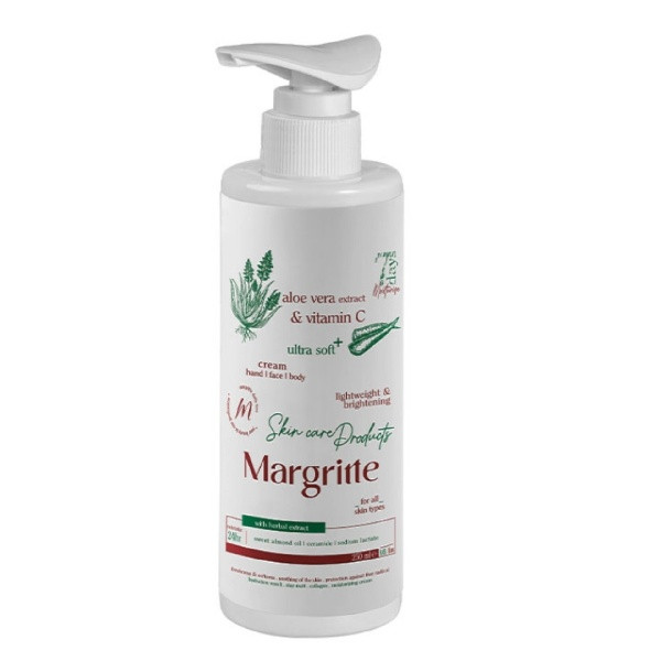 کرم مرطوب کننده مارگریت مدل آلوئه ورا حجم 250 میلی لیتر