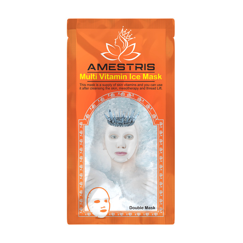 ماسک صورت آمستریس مدل مولتی ویتامین وزن 25 گرم بسته دو عددی