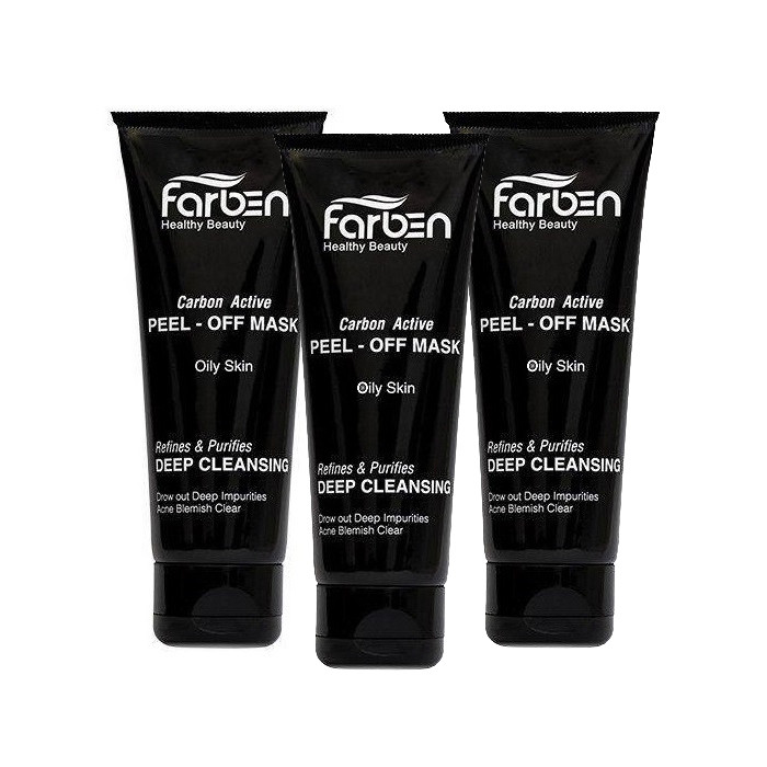 ماسک زغال فاربن مدل Peel-Off حجم 75 میلی لیتر بسته سه عددی