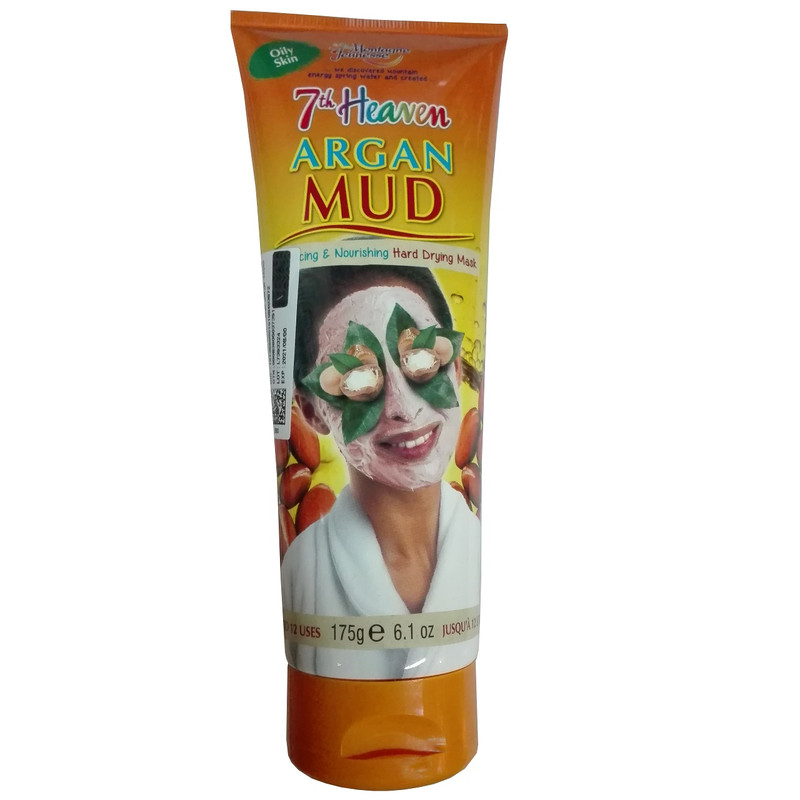 ماسک صورت مونته ژنه سری 7th Heaven مدل Argan Mud وزن 20 گرم