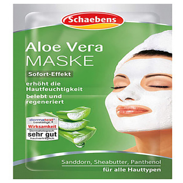 ماسک صورت شیبنس مدل ALOE VERA حجم 15 میلی لیتر