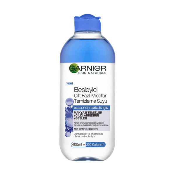 محلول پاک کننده آرایش گارنیه مدل Micellar حجم 400 میلی لیتر