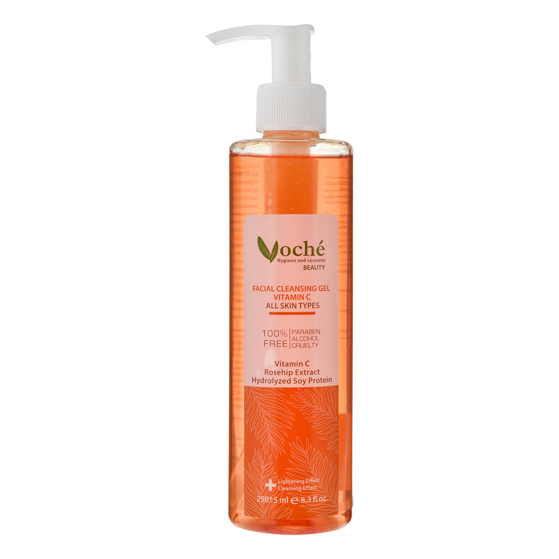 ژل شست‌وشوی صورت وچه مدل VITAMIN C مناسب برای انواع پوست حجم 250 میلی‌لیتر