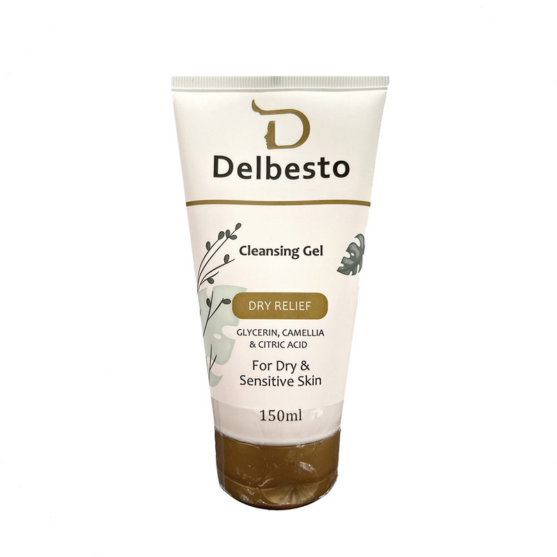 ژل شستشو صورت دلبستو مدل DRY RELIEF حجم 150 میلی لیتر