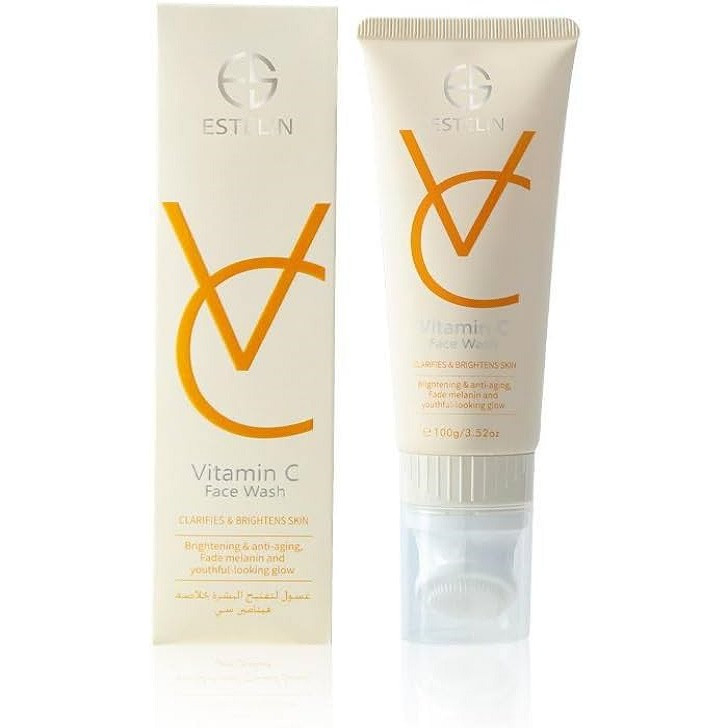 فوم شست‌وشوی صورت استیلن مدل vitamin c مناسب برای انواع پوست حجم 100 میلی‌لیتر