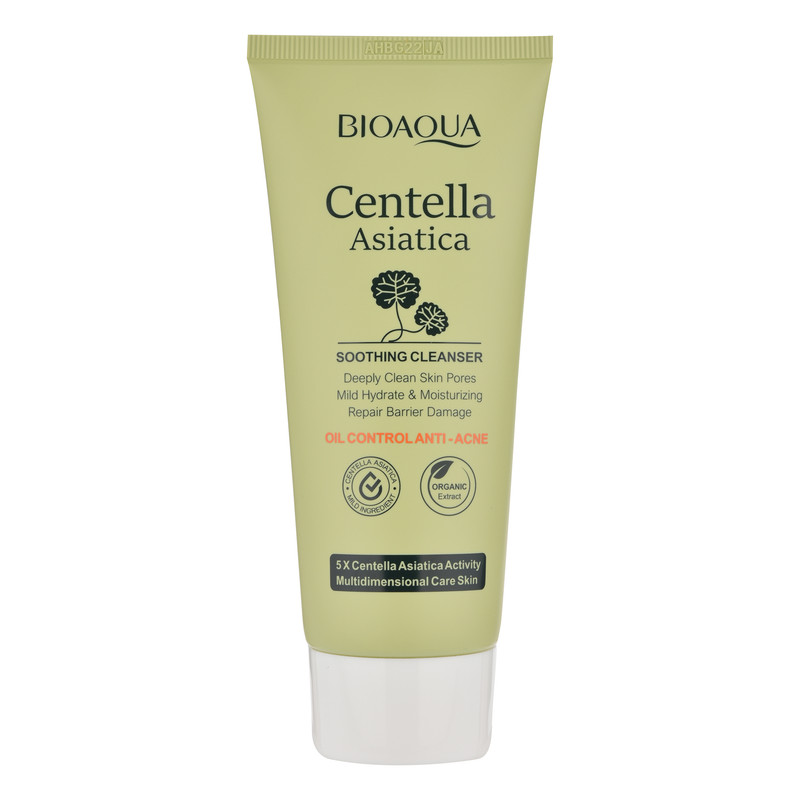 فوم شستشوی صورت بی آکوا مدل Centella مناسب برای انواع پوست وزن 100 گرم