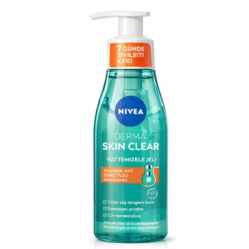ژل شست‌وشوی صورت نیوآ مدل Skin Clear مناسب برای انواع پوست حجم 200 میلی‌لیتر