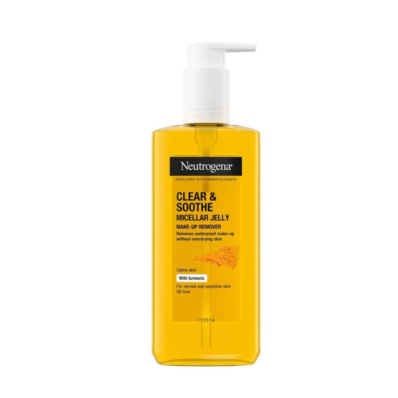 ژل شست‌وشوی صورت نوتروژینا مدل Clear &amp; Soothe مناسب برای انواع پوست حجم 200 میلی‌لیتر